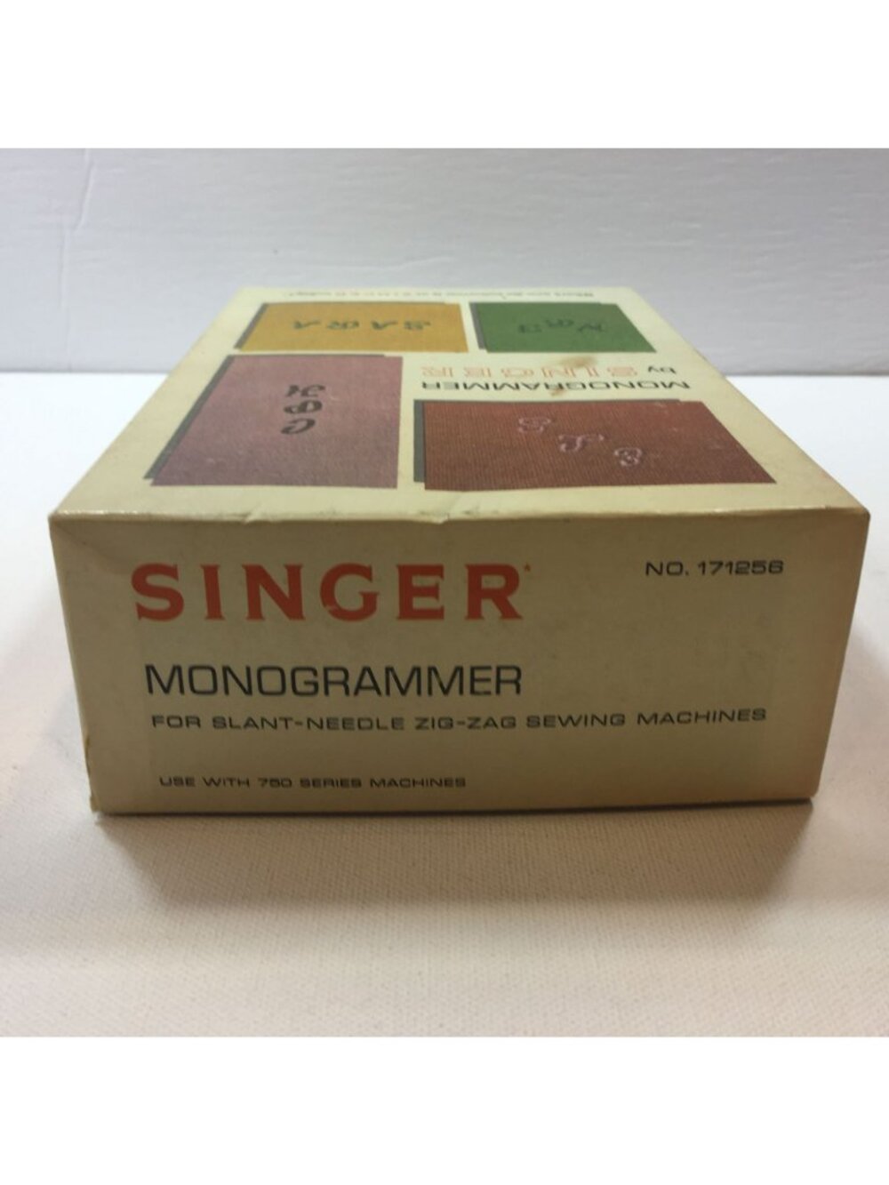 Vintage Singer Monogrammer Attachment 750 Series Zig-Zag Sewing Machines Manual - Picture 5 of 16
